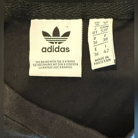Adidas three stripe crop tank size small - Picture 4 of 4